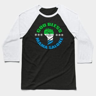 Sierra Leone Flag, Sweet Salone Baseball T-Shirt